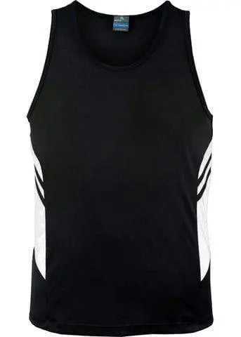 Aussie Pacific Men's Tasman Singlet 1111 Casual Wear Aussie Pacific Black/White S